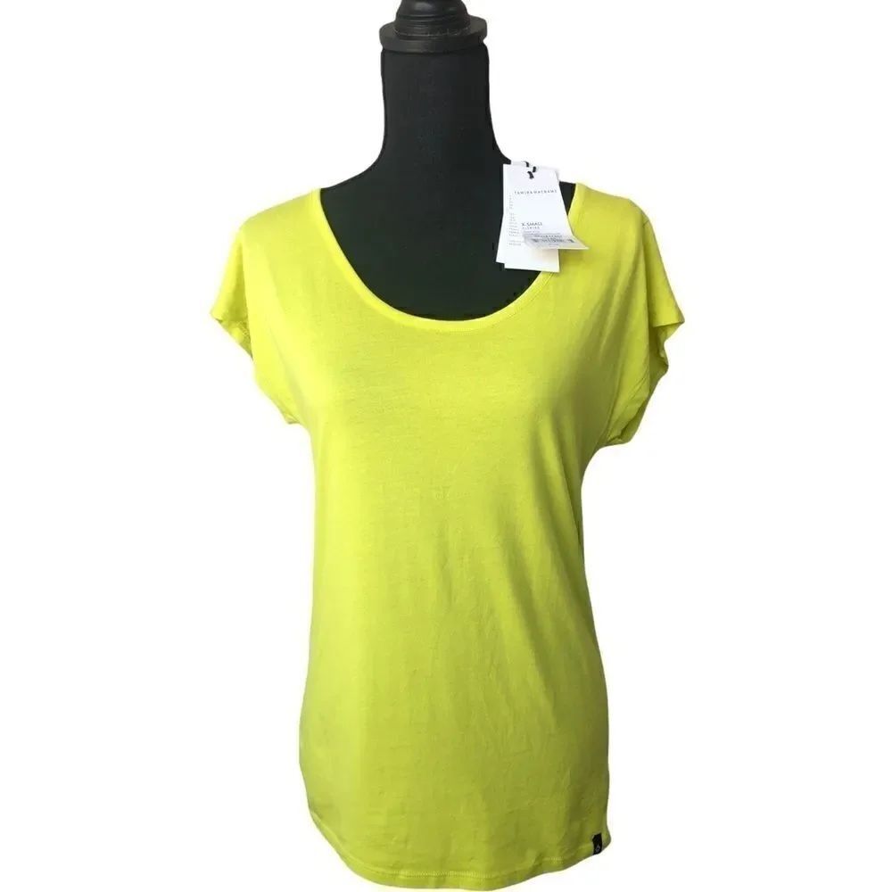Citrine Tamira Macrame Tee by SATVA